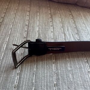 Roundtree & Yorke Black Belt with Silver Buckle